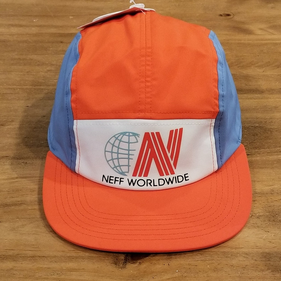 Neff Other - Neff 5 Panel Hat Cap Worldwide Lightweight One Size Skater Skateboarding